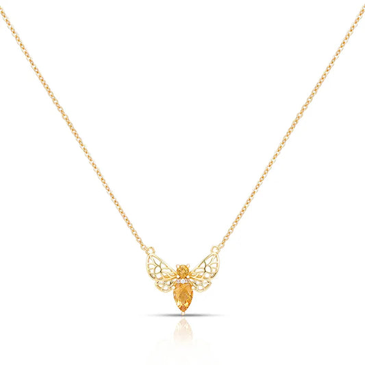 Bee Cetrine Neckless