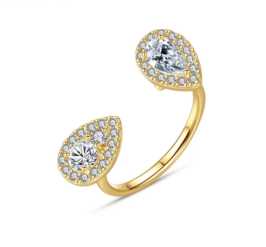 Adjustable Zircon Ring | Adjustable Zircon Ring