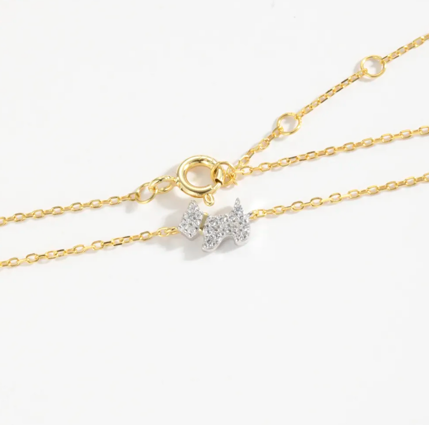 bosastar, bosastar.com, bracelet,18k gold, silver gold plated, dog bracelet gold plated