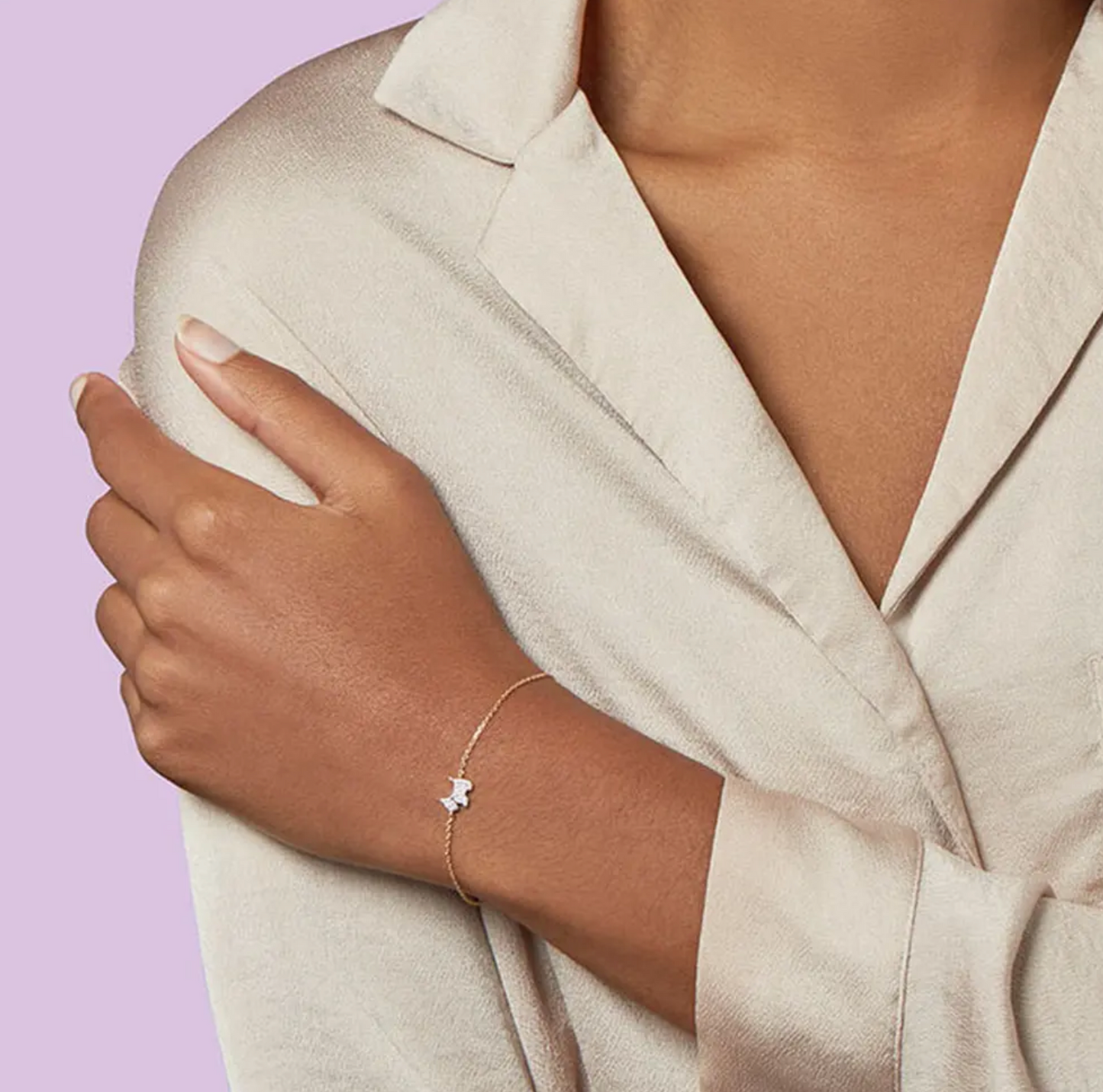 bosastar, bosastar.com, bracelet,18k gold, silver gold plated, dog bracelet gold plated