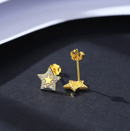 Star Embelished Stud Earrings
